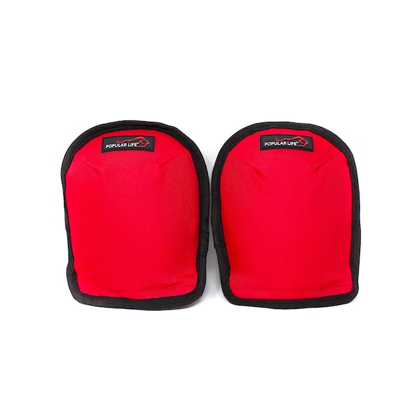 Popular Life Original Washable Home & Gardening Knee Pads, Red, PR BLPL-ES-XPE-KP-12BKR